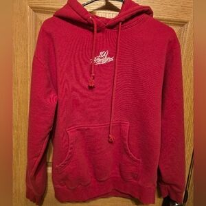 100 Thieves Red hoodie in size S